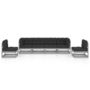 Voir la diapositive 3 : VIDAXL Salon de jardin 6 pcs avec coussins Bois de pin massif