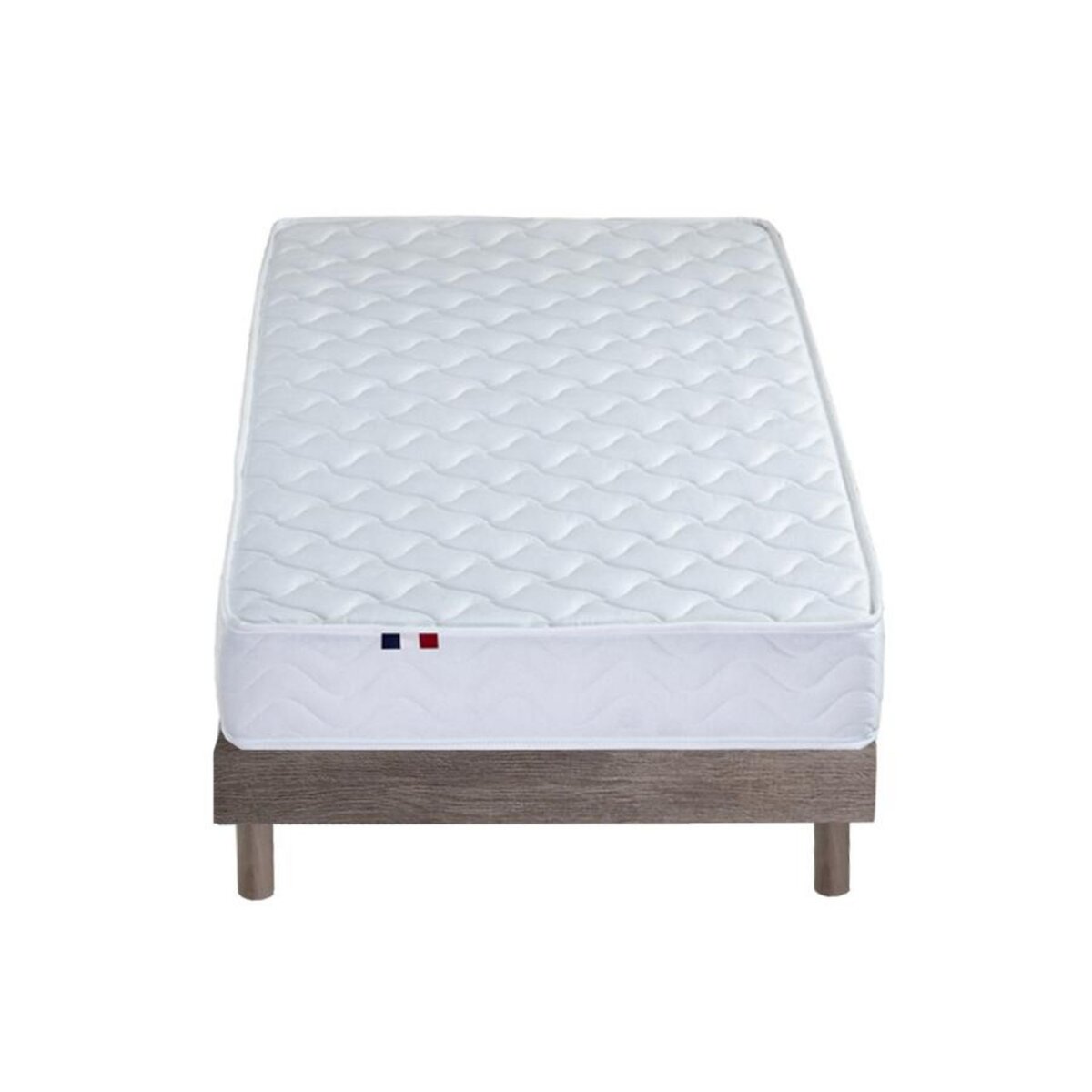 IDLITERIE Ensemble Matelas accueil Latex INITIAL Sommier en Kit