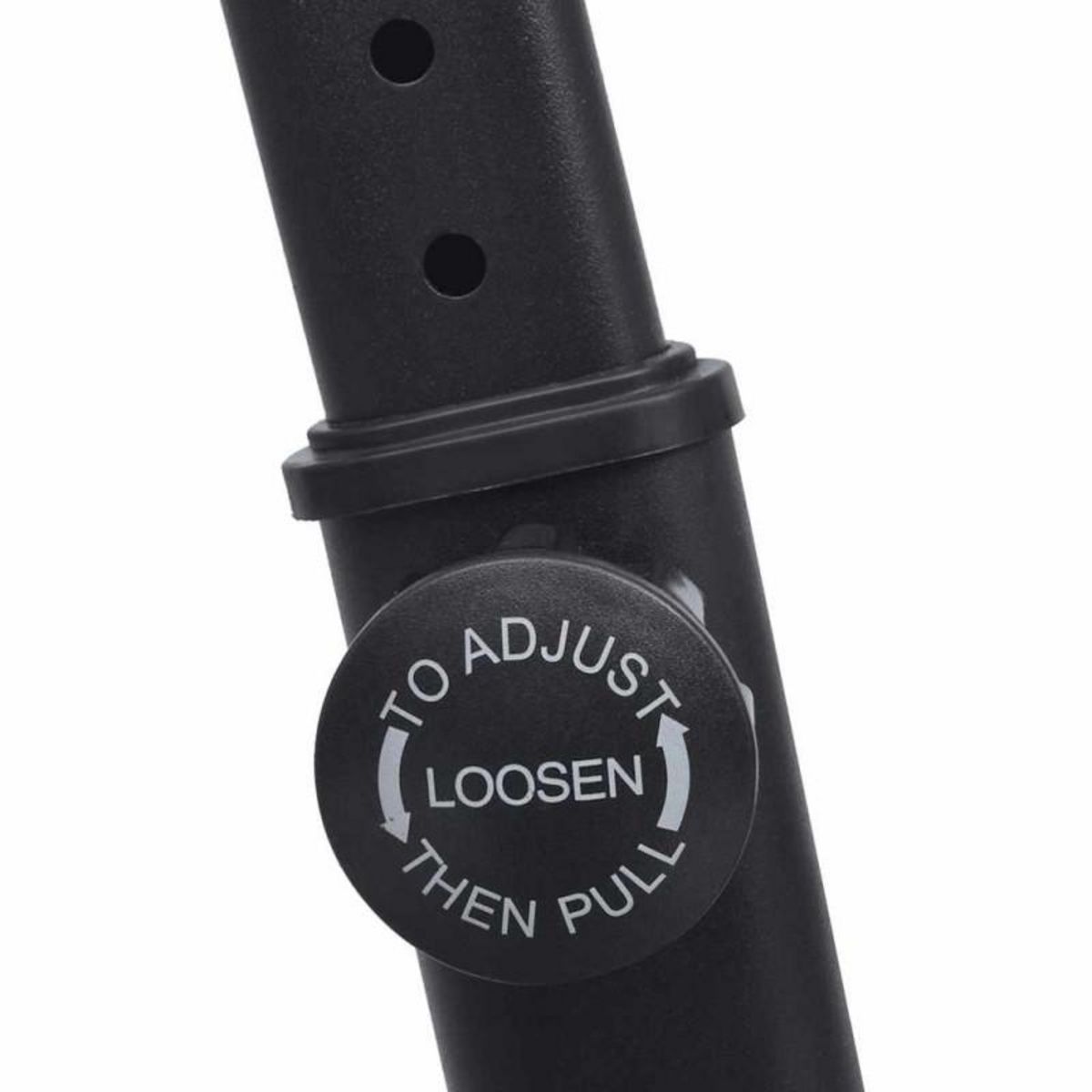 VIDAXL Vélo d appartement avec capteurs de pouls Noir et rouge