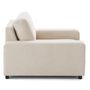 Voir la diapositive 2 : LISA DESIGN Pivoine - fauteuil en velours texturé