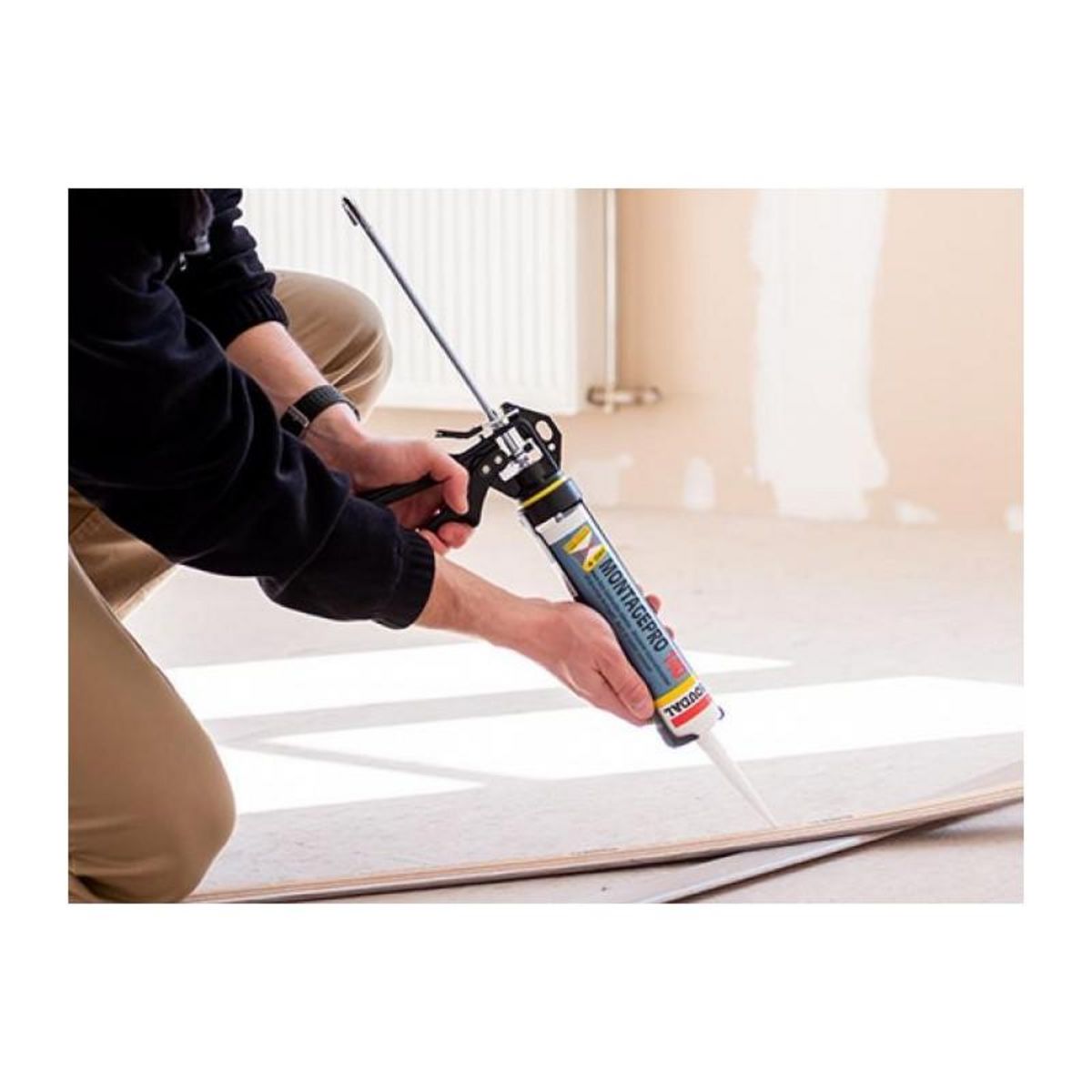 Soudal Mastic acrylique ACRYRUB F4 blanc cartouche 300ml SOUDAL 120659