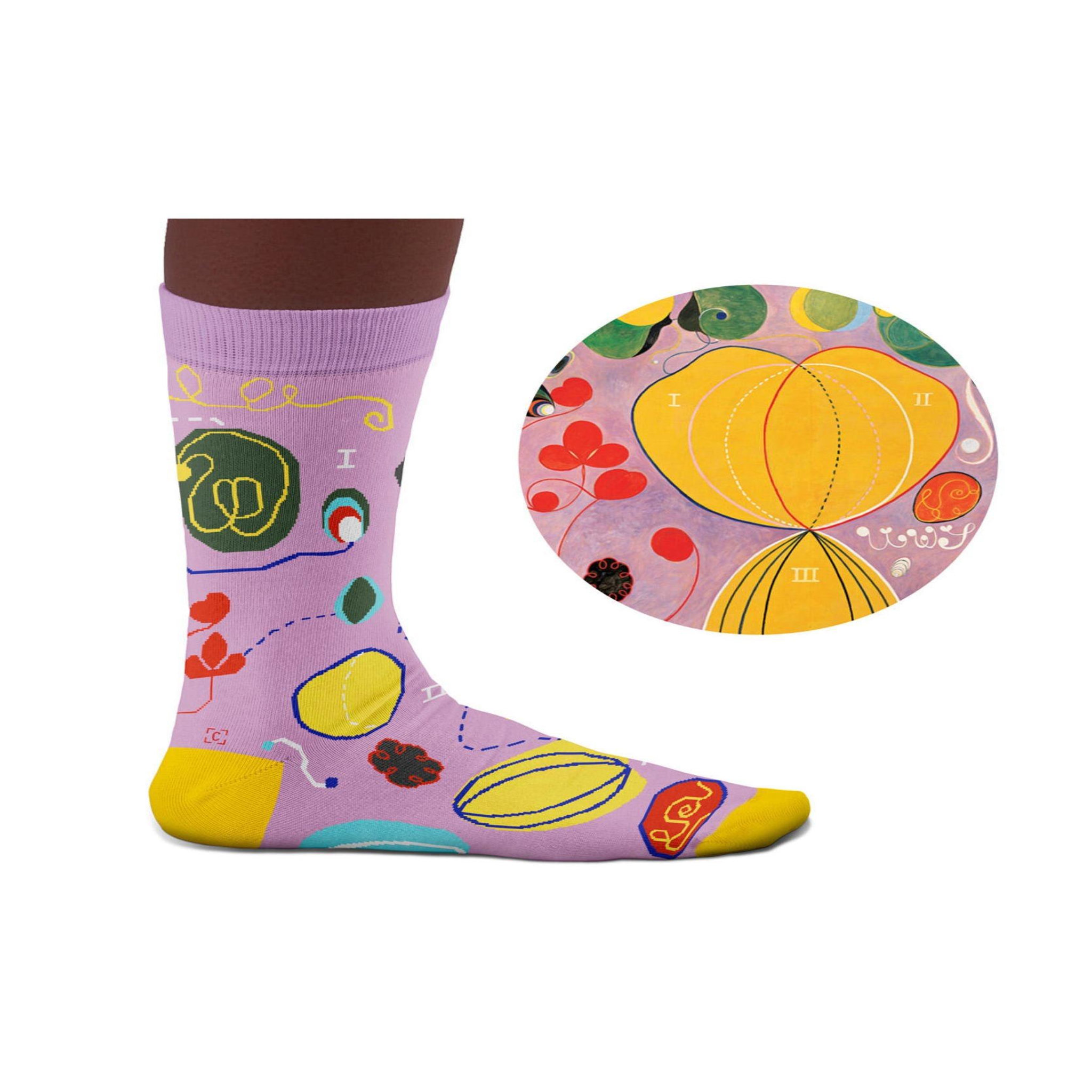 Voir la diapositive 2 : SOCK AFFAIRS Chaussettes no. 7, adulthood, hilma af klint