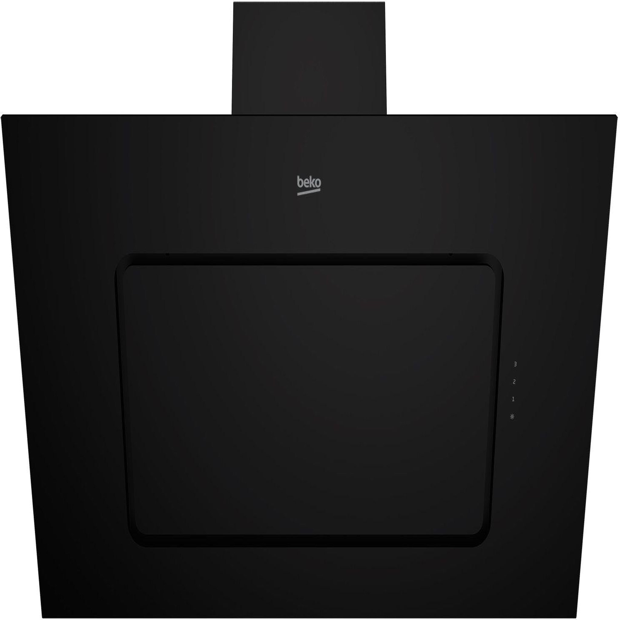 Voir la diapositive 3 : Beko Hotte décorative inclinée 90cm 577m3/h noir - hca92540b