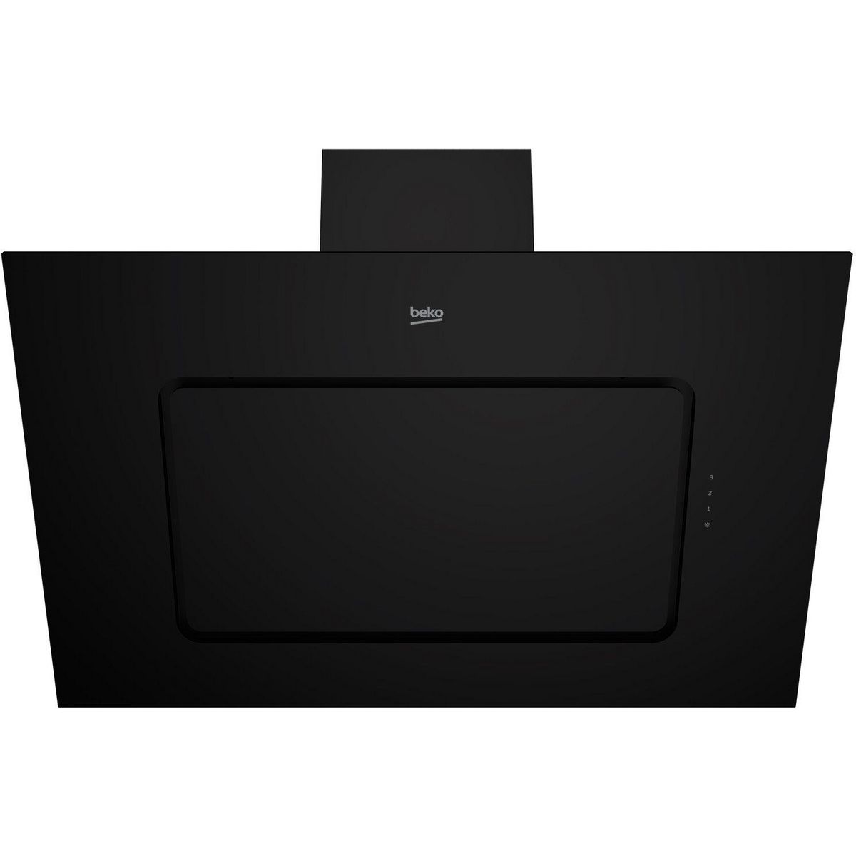 Beko Hotte décorative inclinée 90cm 577m3/h noir - hca92540b