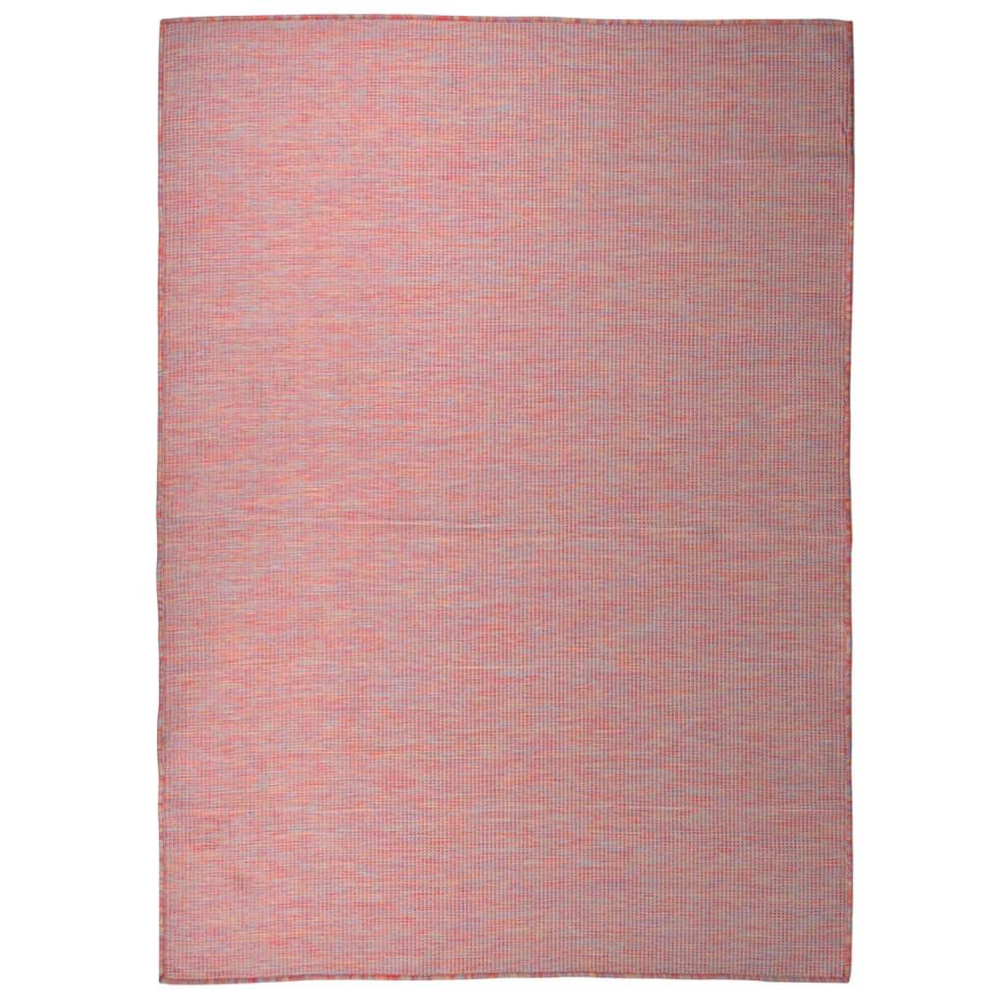 Voir la diapositive 1 : VIDAXL Tapis a tissage plat d'exterieur 200x280 cm Rouge