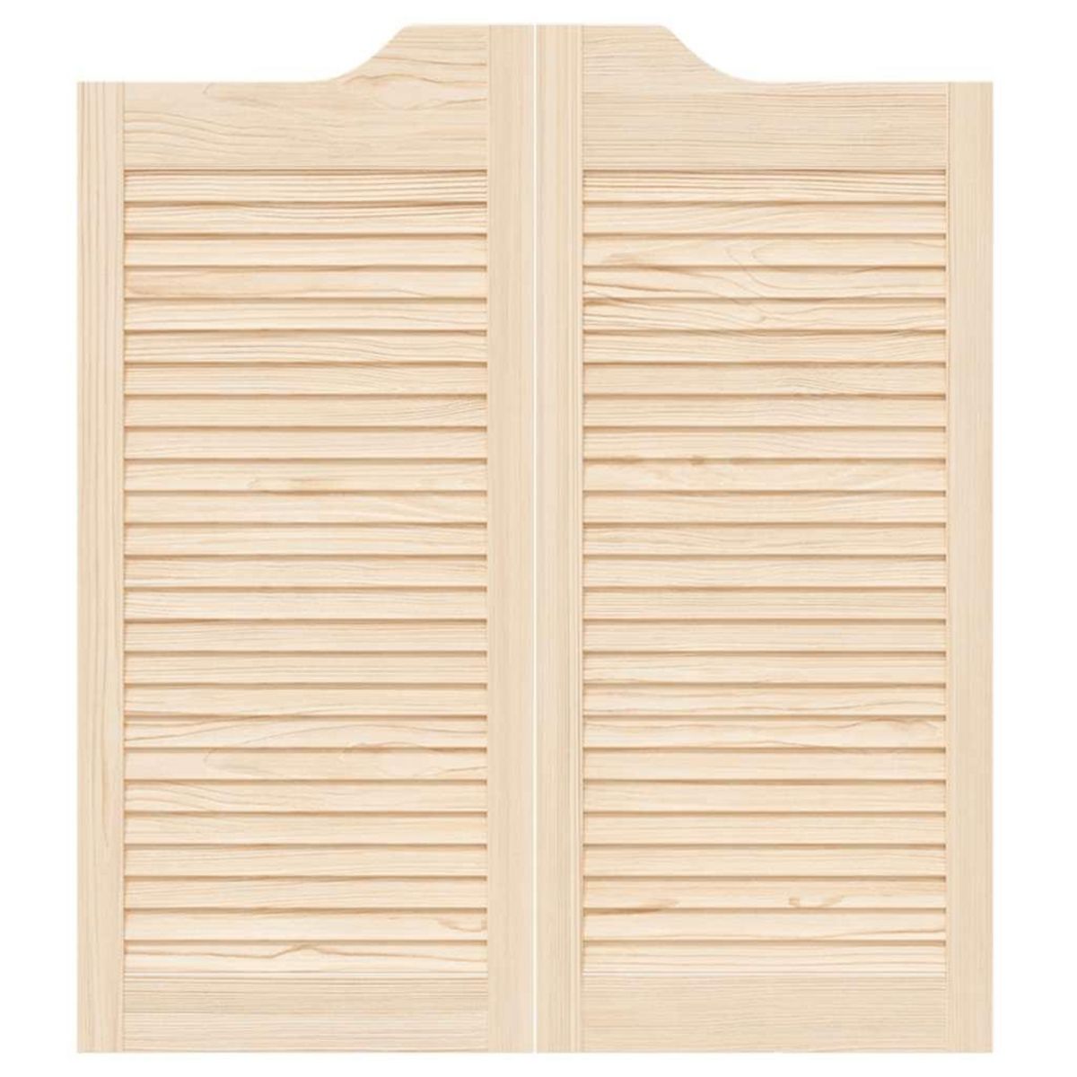 VIDAXL Portes battantes a persiennes 1paire 90x80 cm bois massif Pin