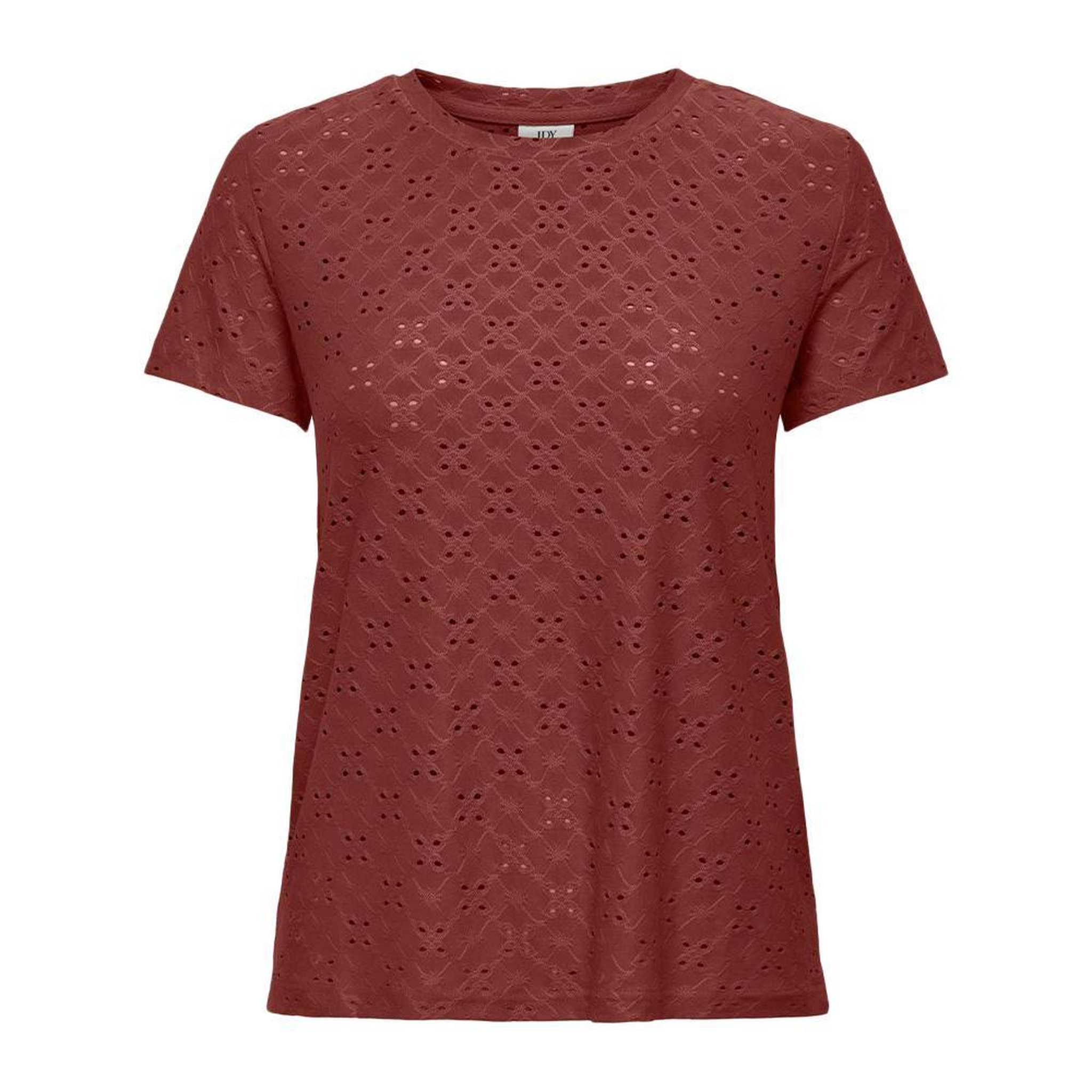 JACQUELINE DE YONG T-shirt Rouge Femme JDY Cathinka. Coloris disponibles : Rouge