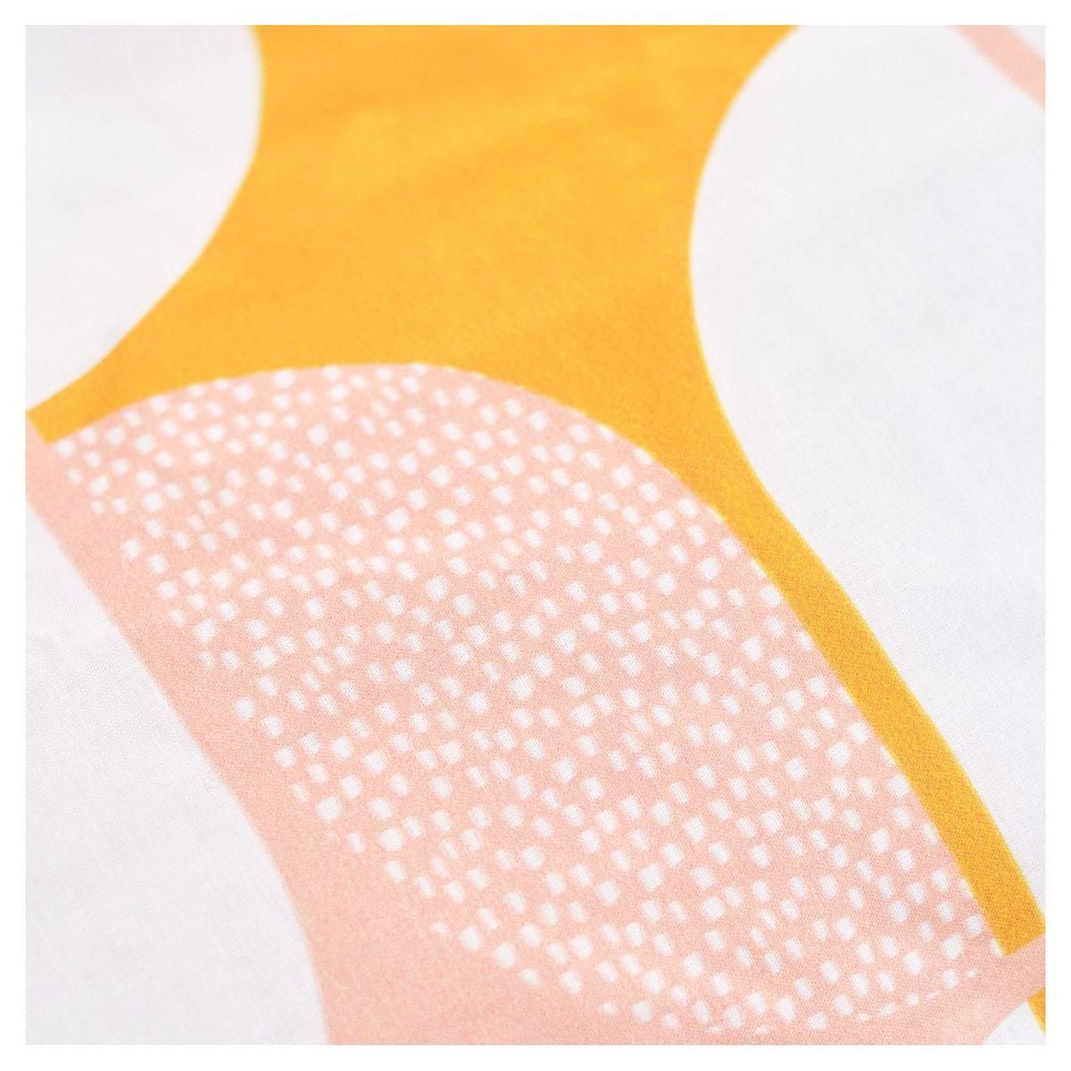 TODAY Parure housse de couette coton 57fils motif géométrique NINA