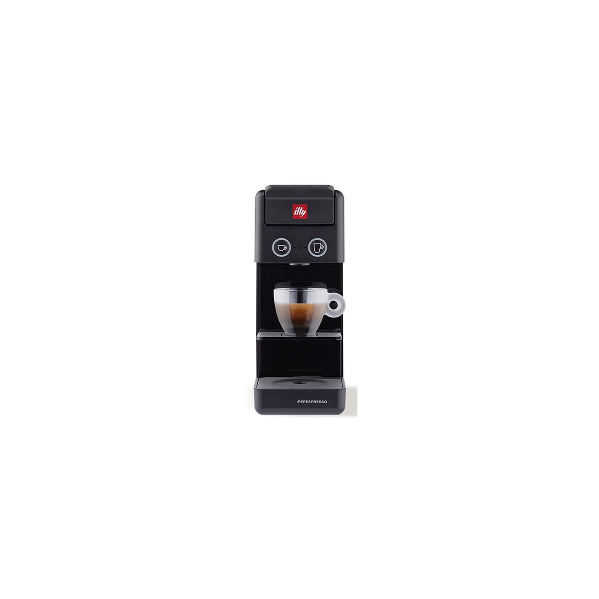 Voir la diapositive 2 : Illy Cafetière à dosette Y3.3 Noire Expresso & Coffee
