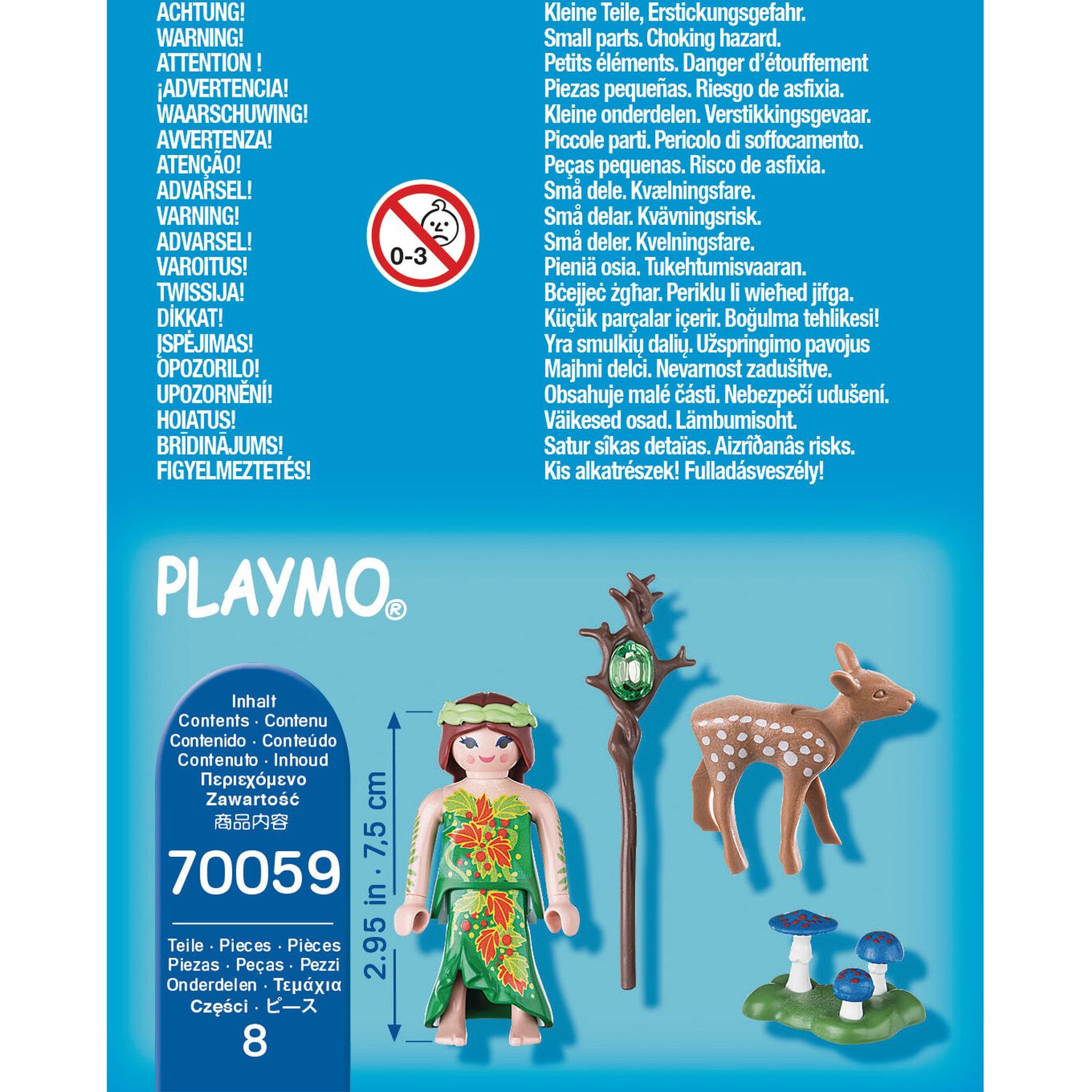 Voir la diapositive 2 : PLAYMOBIL  70059 Nymphe et Faon