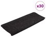 Voir la diapositive 1 : VIDAXL Tapis d'escalier auto-adhesifs 30 pcs anthracite 65x24,5x3,5 cm