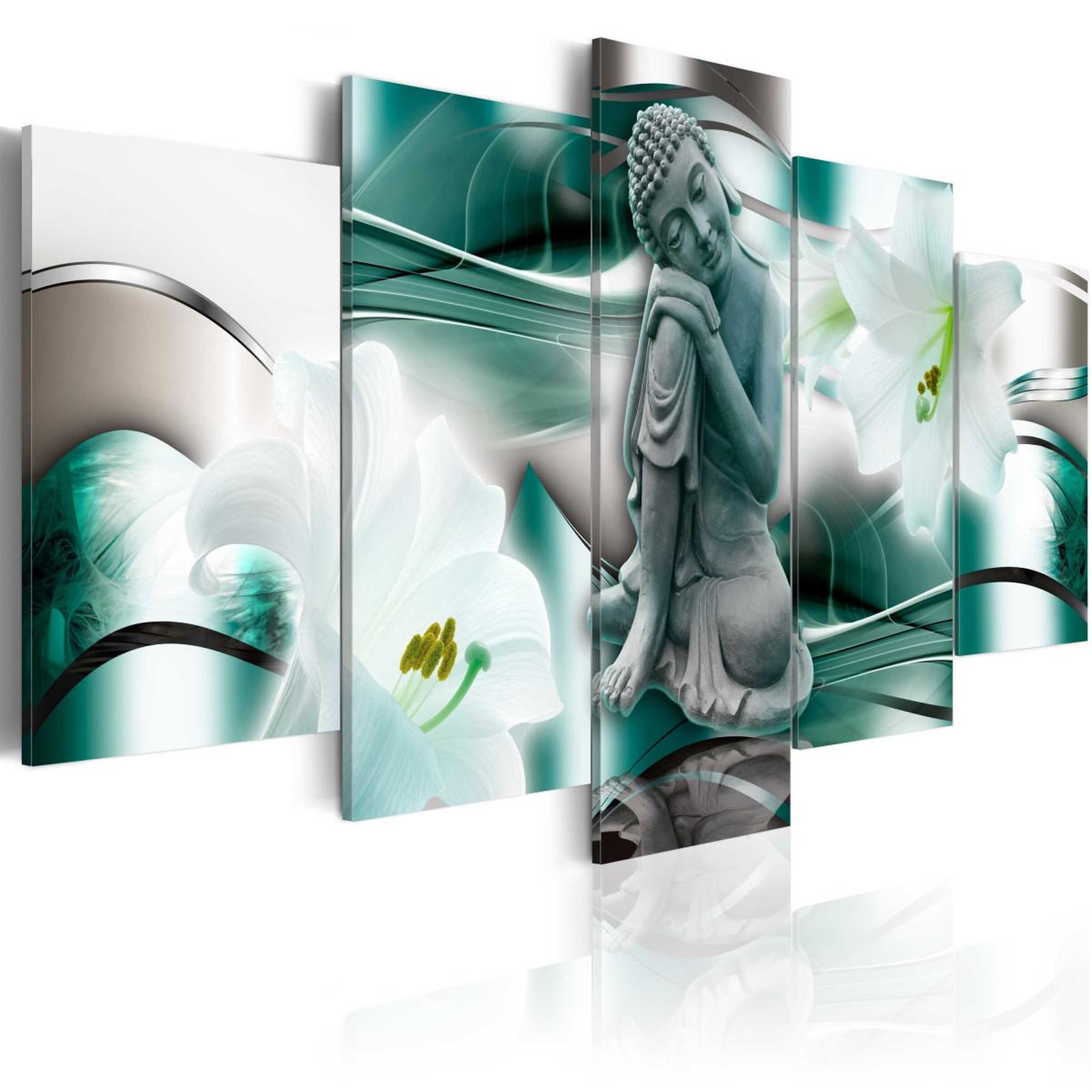 Voir la diapositive 1 : Paris Prix Tableau imprimé  buddha & lilies