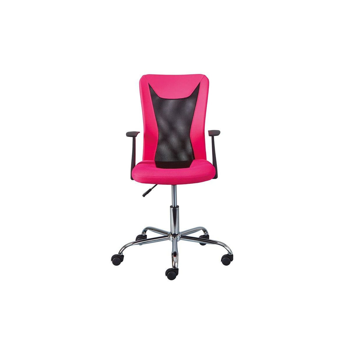 Paris Prix Fauteuil de Bureau  Gaspard  89-99cm Rose & Noir