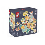 Juratoys-Janod Magnets en Bois Tropicaux 24 Pièces - Coffret Janod pour Enfants