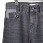 Voir la diapositive 2 : INEXTENSO Bermuda en jean gris garçon 