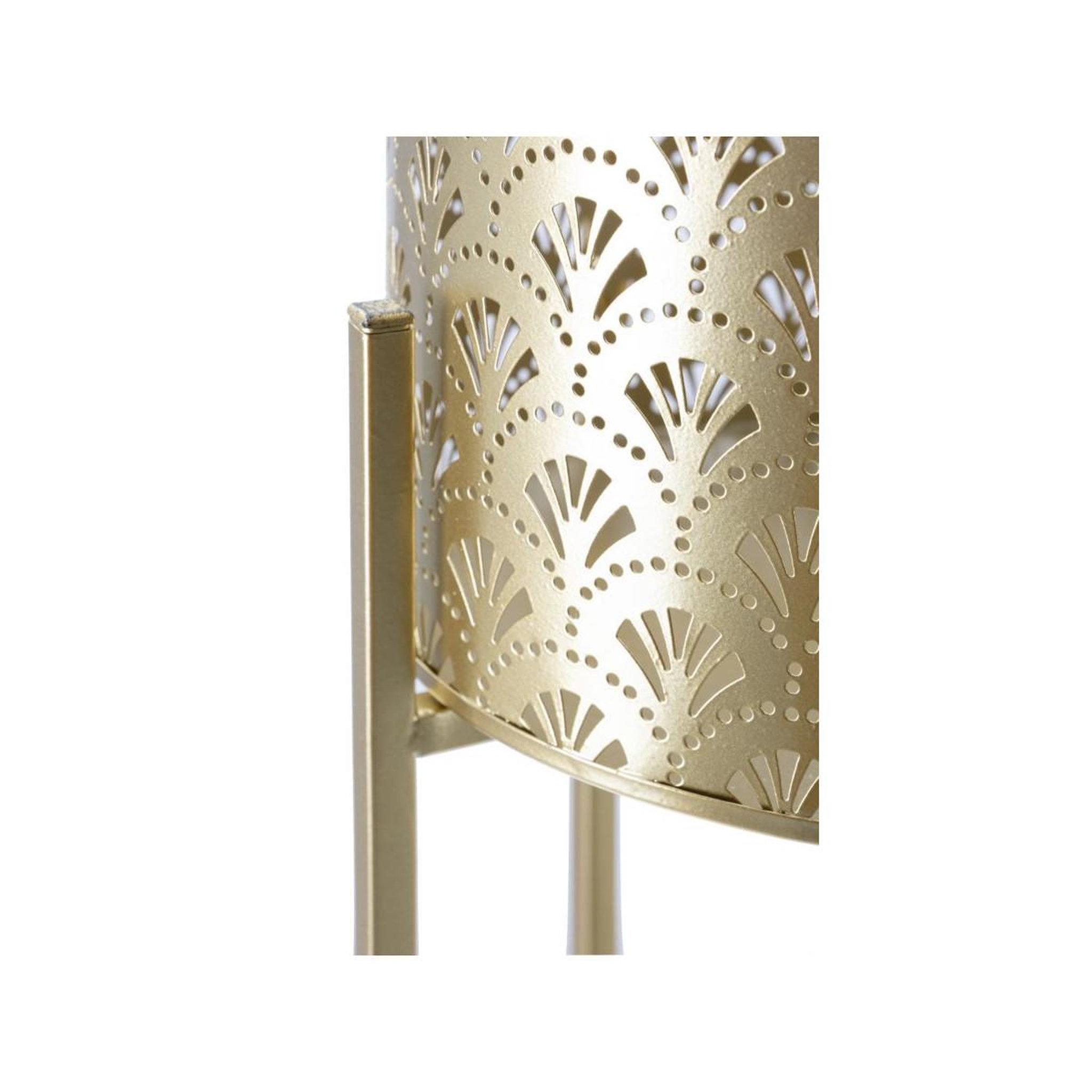 Voir la diapositive 4 : Paris Prix Lot de 2 cache-pots sur pied  glovy  52cm or