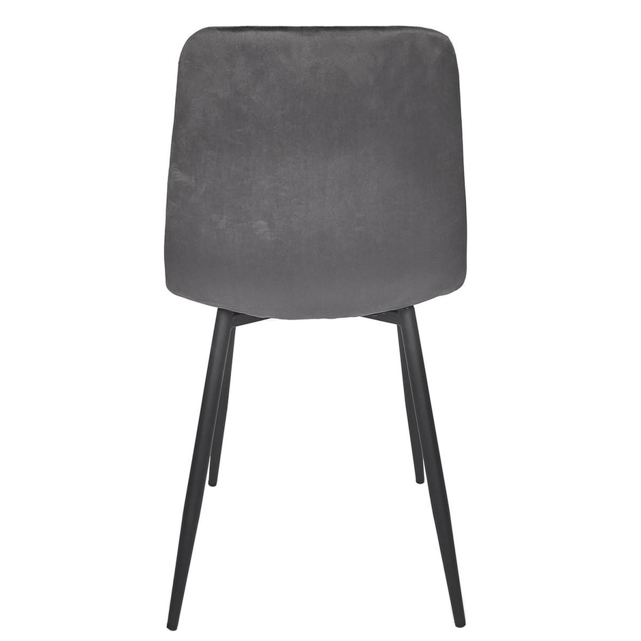 Voir la diapositive 5 : The Home Deco Factory Lot de 4 chaises  mateo  88cm gris foncé