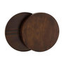 Voir la diapositive 5 : Paris Prix Miroir Mural Coulissant  Gavya  60cm Marron Foncé