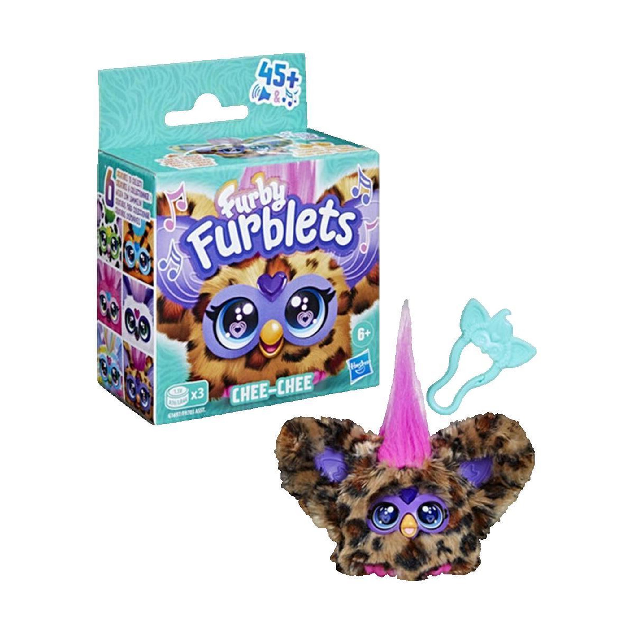 HASBRO Peluche interactive Hasbro Furby Furblets Chee-Chee marron