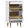 Voir la diapositive 5 : VIDAXL Armoire a chaussures MOLDE Blanc 59,5x35x103 cm Bois de pin