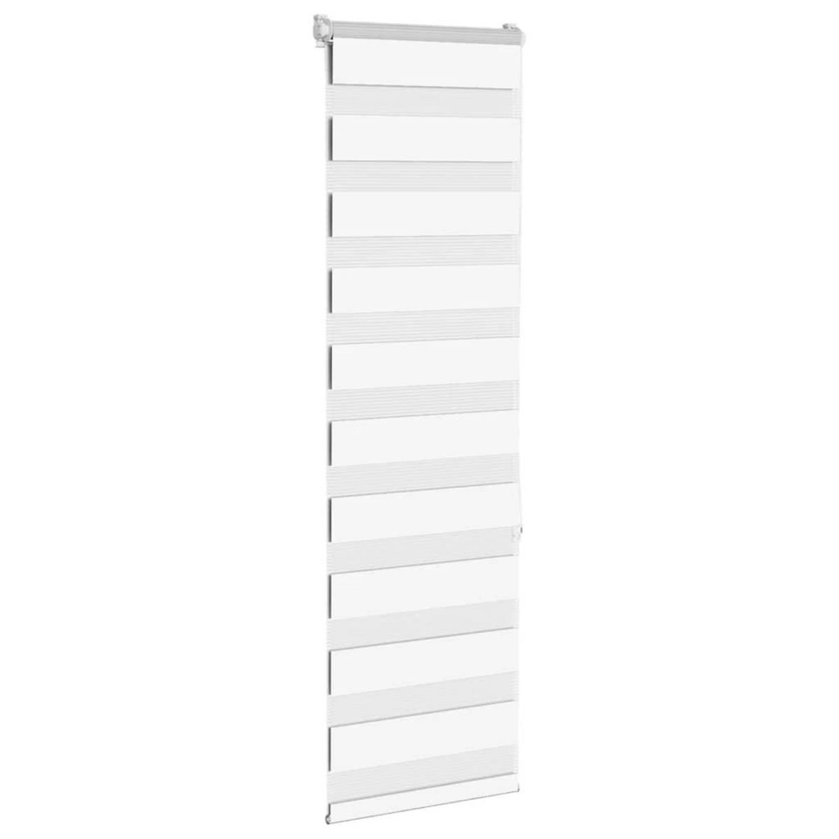 VIDAXL Store zebre blanc 50x150 cm largeur du tissu 45,9 cm polyester