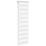 Voir la diapositive 3 : VIDAXL Store zebre blanc 50x150 cm largeur du tissu 45,9 cm polyester