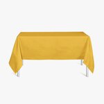 Today Nappe Rectangulaire Coton 140X240 uni jaune