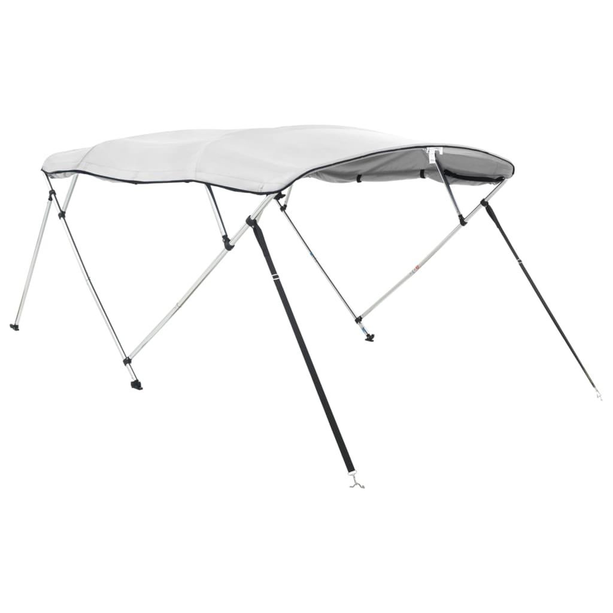 Voir la diapositive 3 : VIDAXL Toit bimini a 4 arceaux parois laterales 243x(200-213)x137 cm