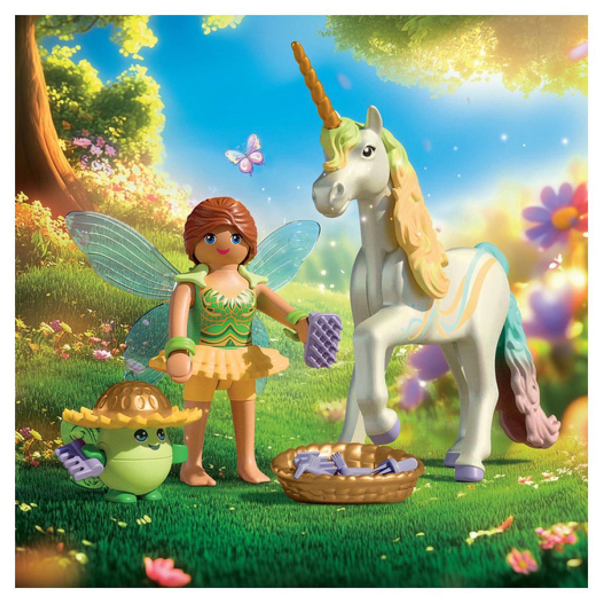 Voir la diapositive 3 : PLAYMOBIL 71840 Licorne Fleur d'arc-en-ciel avec fée