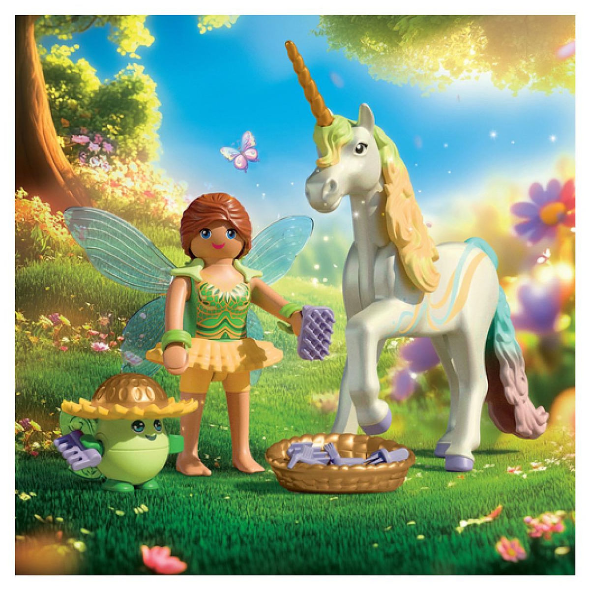 PLAYMOBIL 71840 Licorne Fleur d'arc-en-ciel avec fée