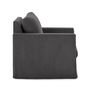Voir la diapositive 4 : LISA DESIGN Serena - fauteuil déhoussable en velours côtelé