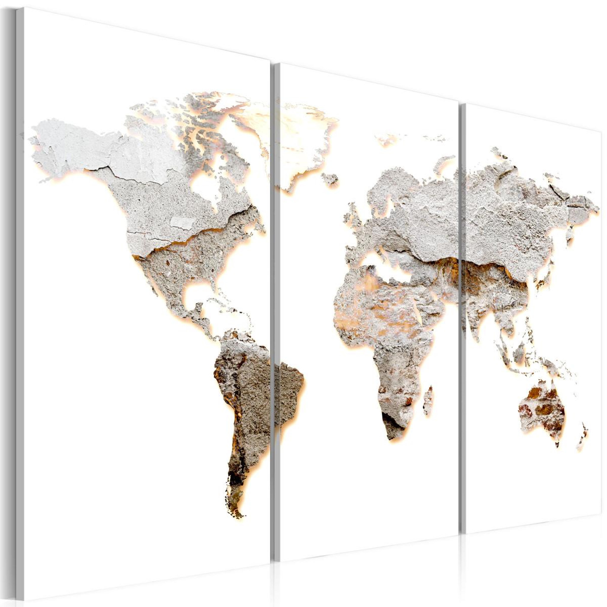Paris Prix Tableau imprimé  concrete continents. Coloris disponibles : Multicolore