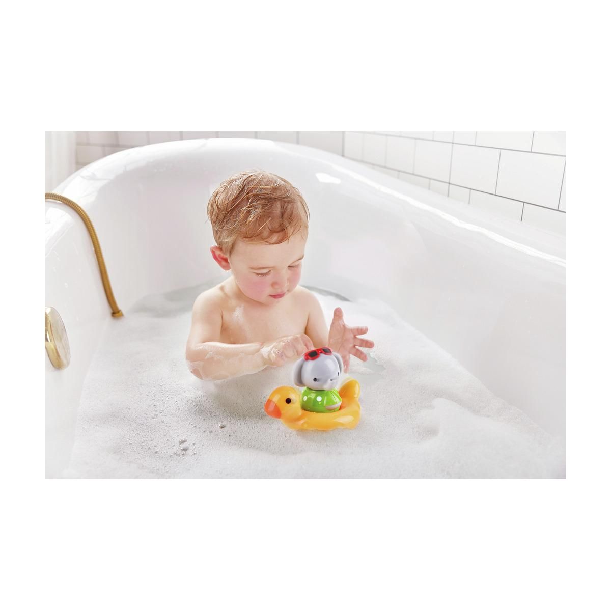 Hape Jouet de bain Elephant et sa boue