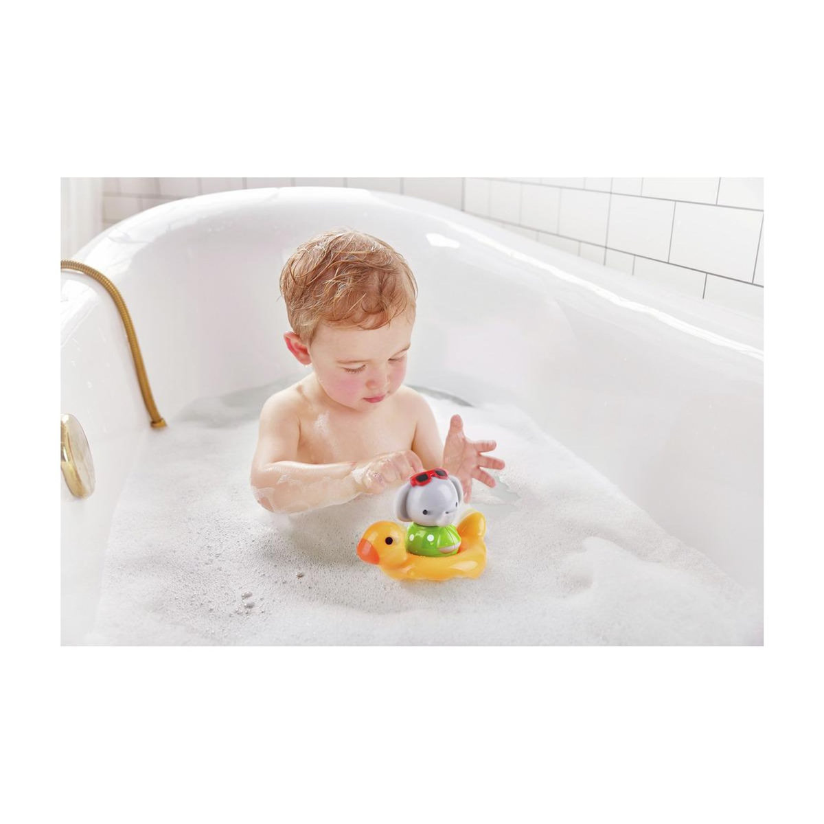 Hape Jouet de bain Elephant et sa boue