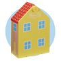 Voir la diapositive 2 : GIOCHI PREZIOSI Peppa Pig Maison classique en bois avec 1 personnage