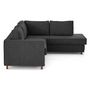 Voir la diapositive 5 : LISA DESIGN Jake - canapé déhoussable d'angle droit 5 places en velours texturé