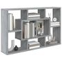 Voir la diapositive 4 : VIDAXL Etagere murale Sonoma gris 85x16x52,5 cm Bois d'ingenierie