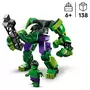LEGO Marvel 76241 L&rsquo;Armure Robot de Hulk, Figurine Avengers, Jouet de Construction, Super-Héros à Collectionner,