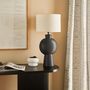 Voir la diapositive 4 : ATMOSPHERA Lampe à Poser en Céramique  Yulia  59cm Noir