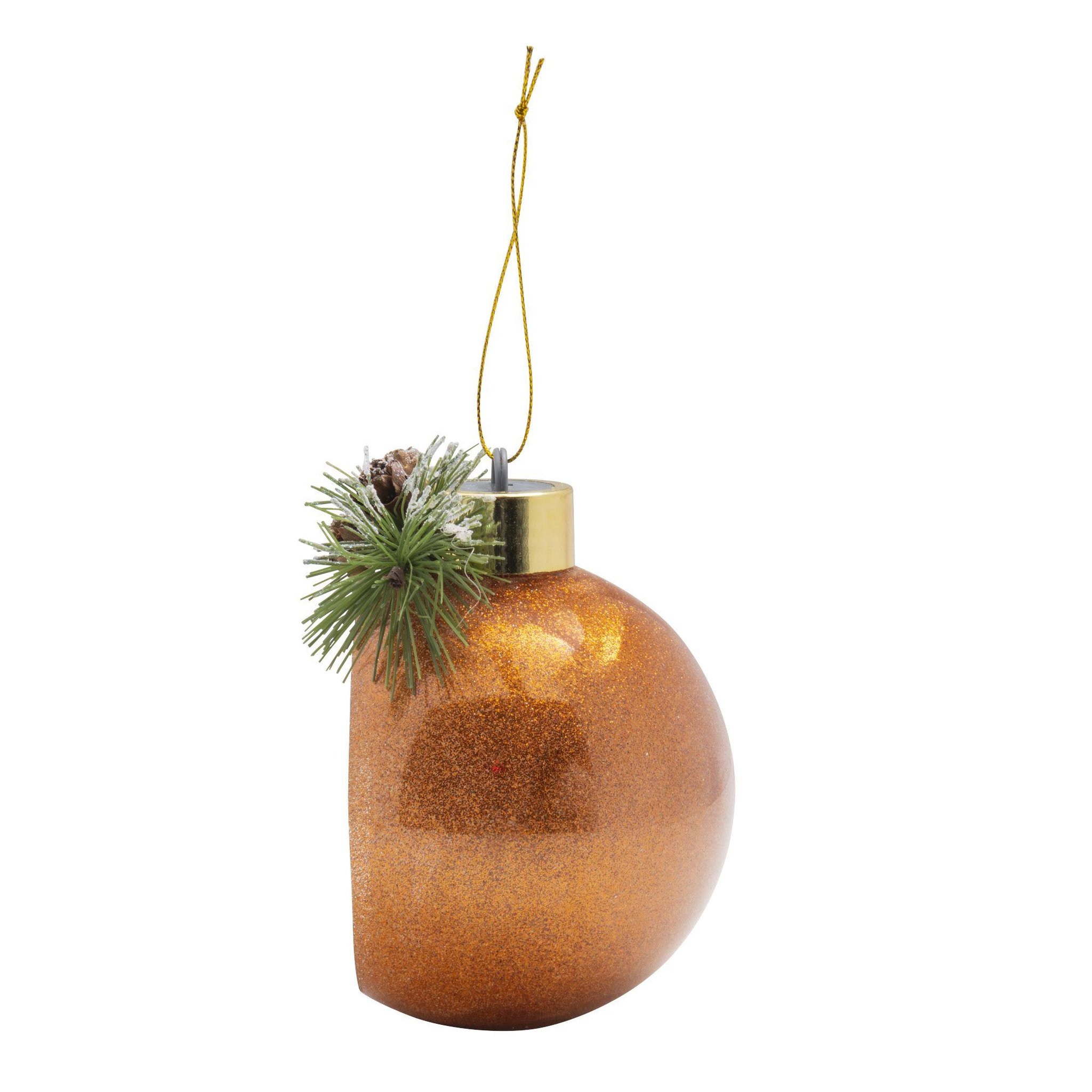 Voir la diapositive 3 : WERKAPRO Boule Papa Noël lumineuse orange
