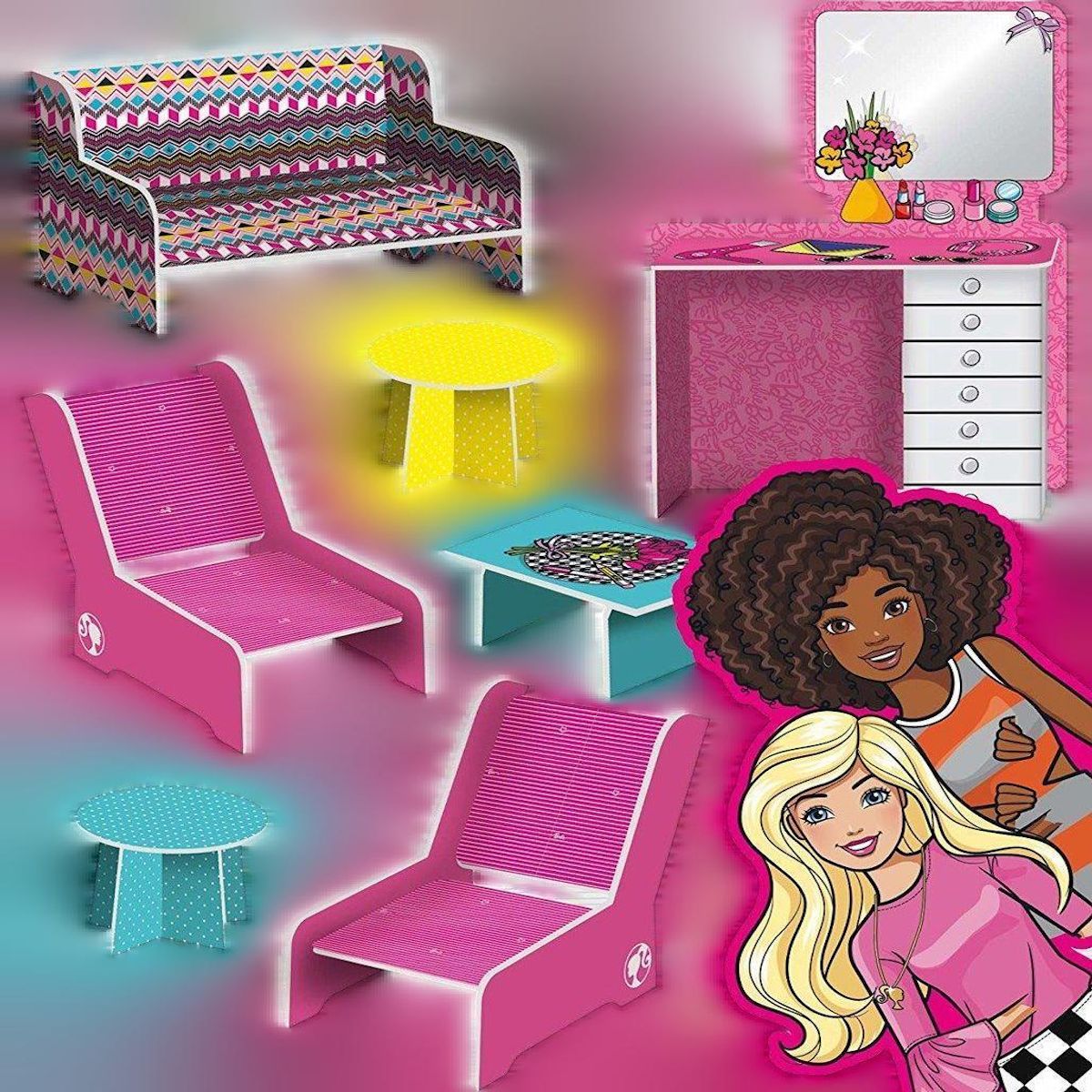 Liscianigiochi Maison de poupée Lisciani colorée