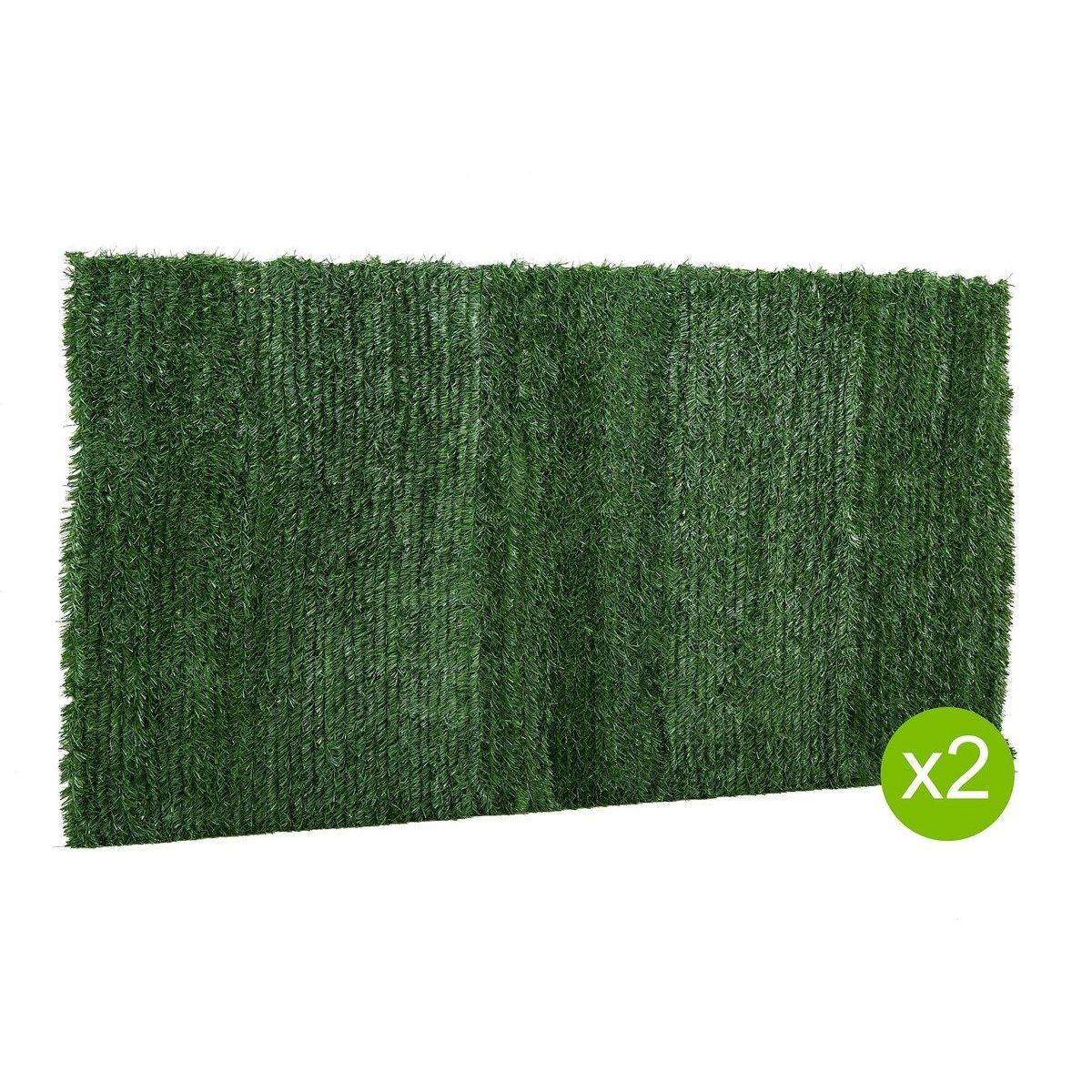 Habitat et Jardin Lot de 2 Haies artificielles - 200 x 300 cm