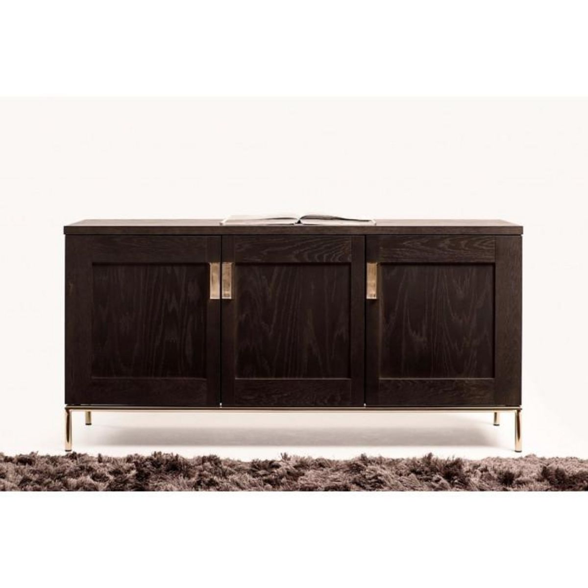 Paris Prix Buffet Design 3 Portes  Pimlico  150cm Charbon