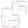 Voir la diapositive 6 : VIDAXL Fauteuil inclinable de massage electrique Rouge bordeaux Tissu