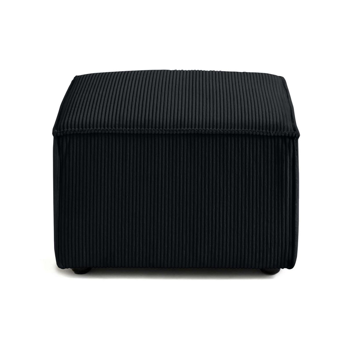 LISA DESIGN Arty - pouf d'appoint - en velours côtelé