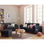 Voir la diapositive 2 : LISA DESIGN Anna - pouf en velours - pieds en bois