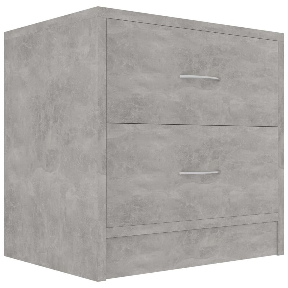 VIDAXL Table de chevet Gris beton 40x30x40 cm Bois d'ingenierie