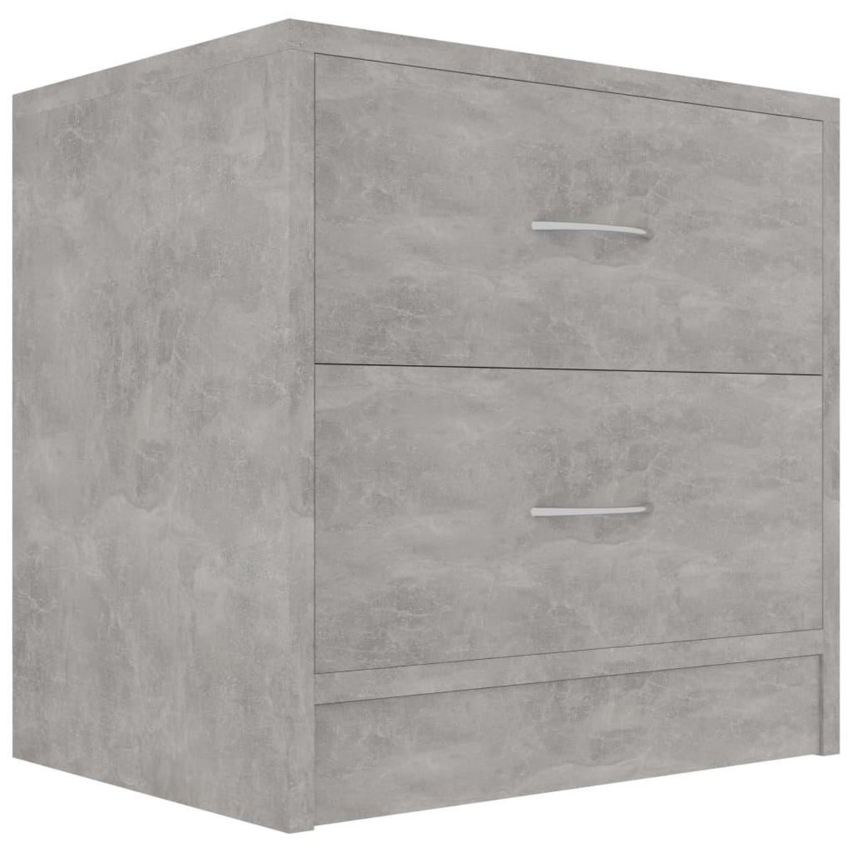 VIDAXL Table de chevet Gris beton 40x30x40 cm Bois d'ingenierie