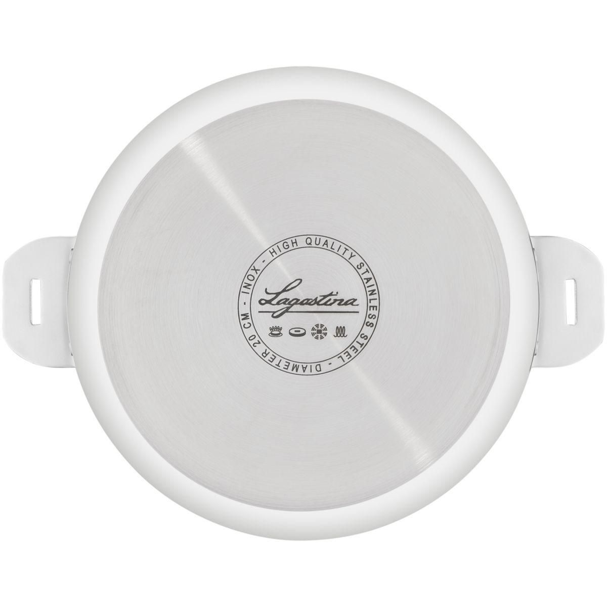 Lagostina Batterie de cuisine Esperta triply 3pcs + poignée