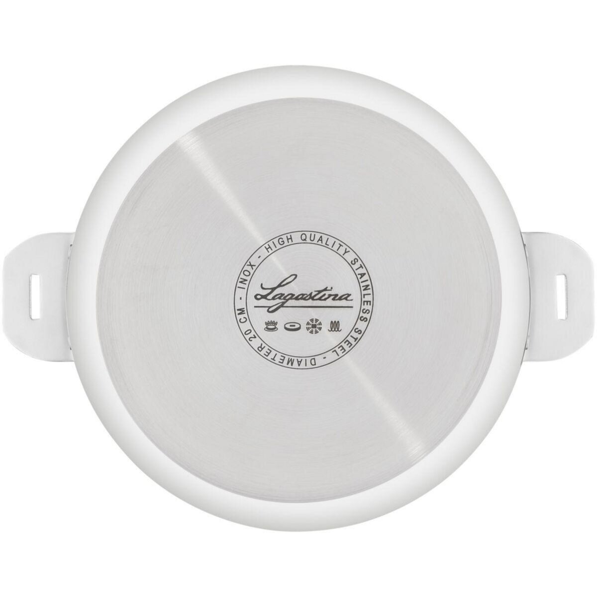 Lagostina Batterie de cuisine Esperta triply 3pcs + poignée